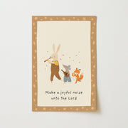 Faith Based Animal Band - Nursery & Kids Wall Art