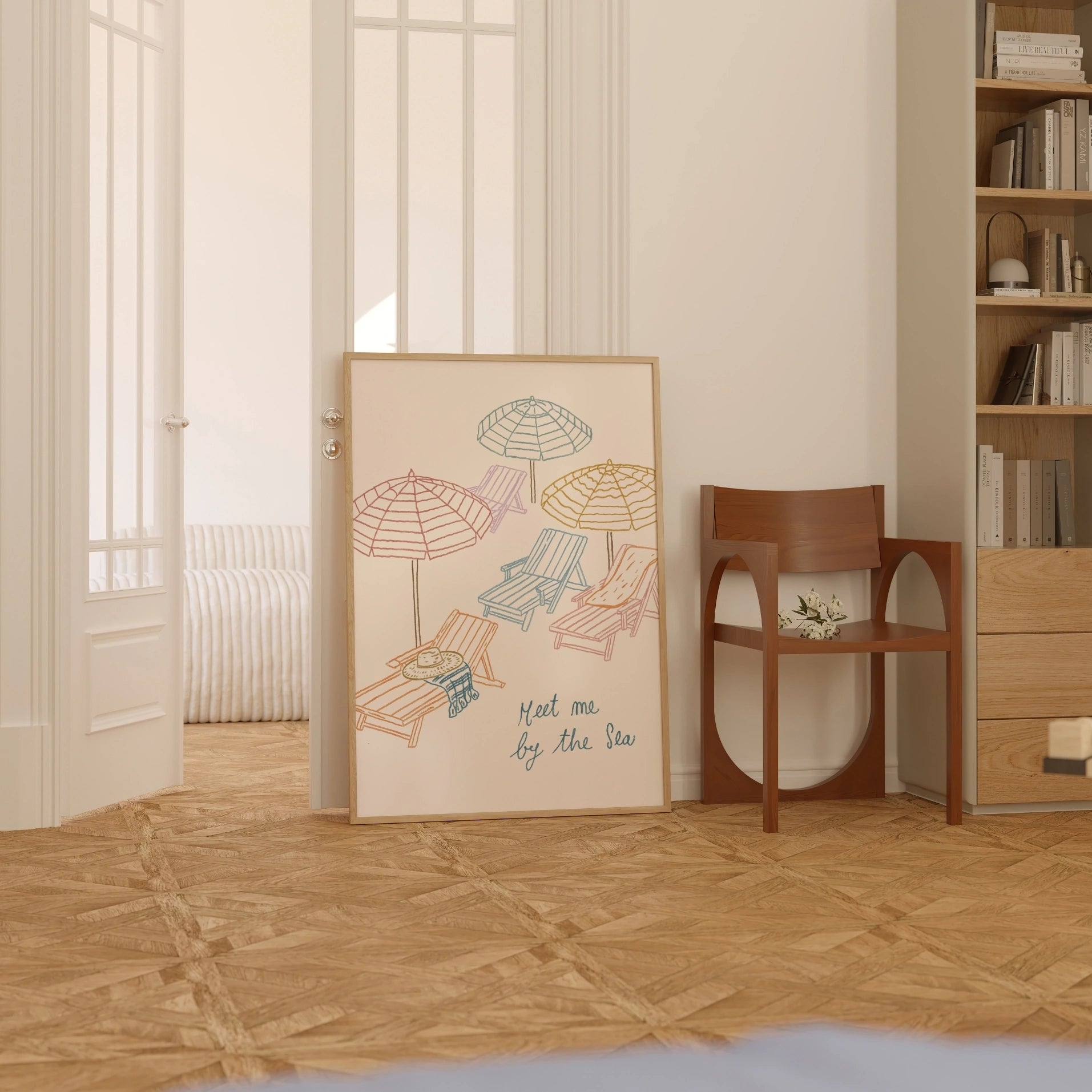 Décoration côtière sirène