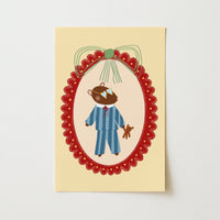 Bear Nursery Print - Cute Teddy Wall Art for Kids, Colorful Kids Decor