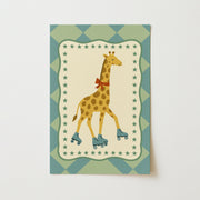 Roller Skating Giraffe – Nursery & kids wall art