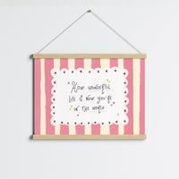 Whimsical Girl Quote, Girls Room Decor