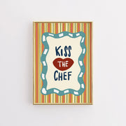 Kiss the Chef – Kitchen Wall Art