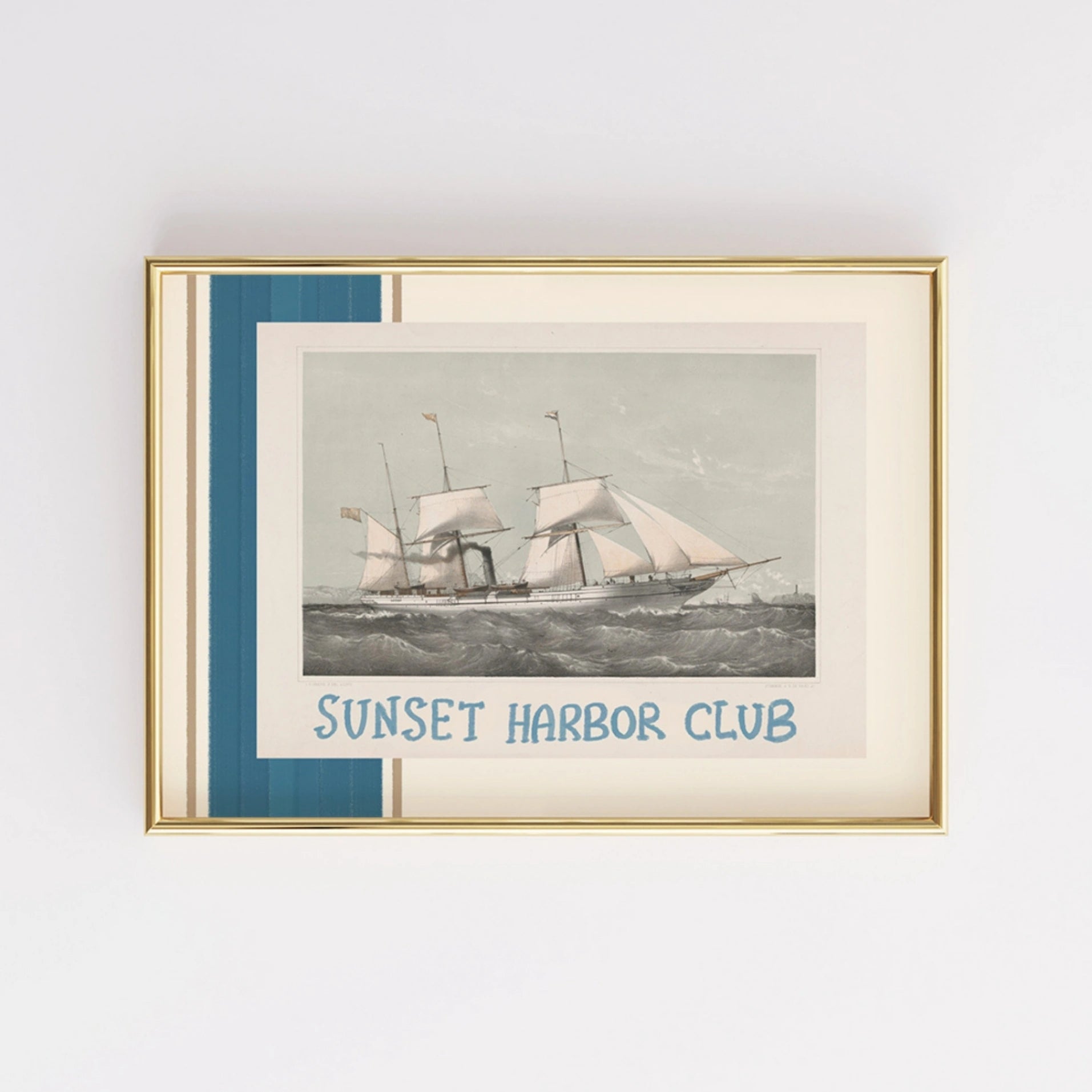 Décoration côtière sirène