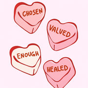 Chosen Valued Healed Printable - Poster cristiano