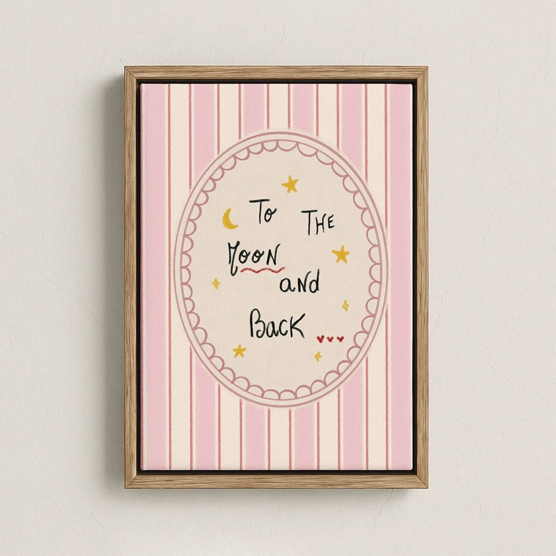 Tela per cameretta dei bambini "To the Moon and Back" 