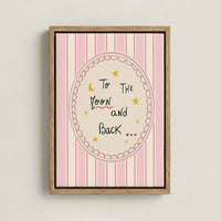 Tela per cameretta dei bambini "To the Moon and Back" 