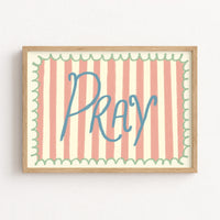 Arte murale per la cameretta dei bambini "Pray"