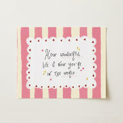 Whimsical Girl Quote – Nursery & kids wall art