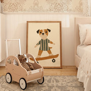 Dog on Skateboard – Nursery & kids wall art
