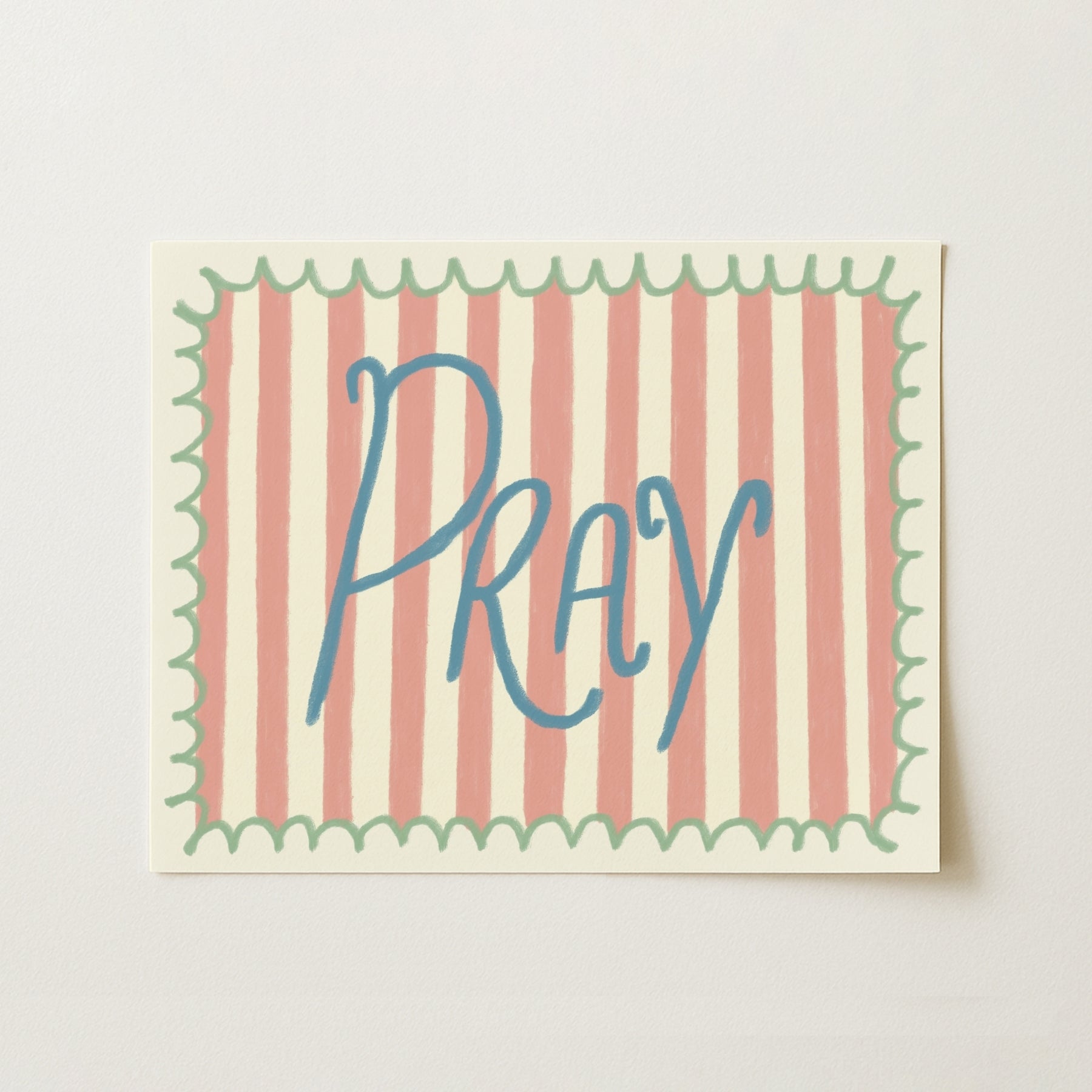 Arte murale per la cameretta dei bambini "Pray"