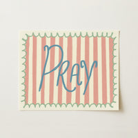 Arte murale per la cameretta dei bambini "Pray"