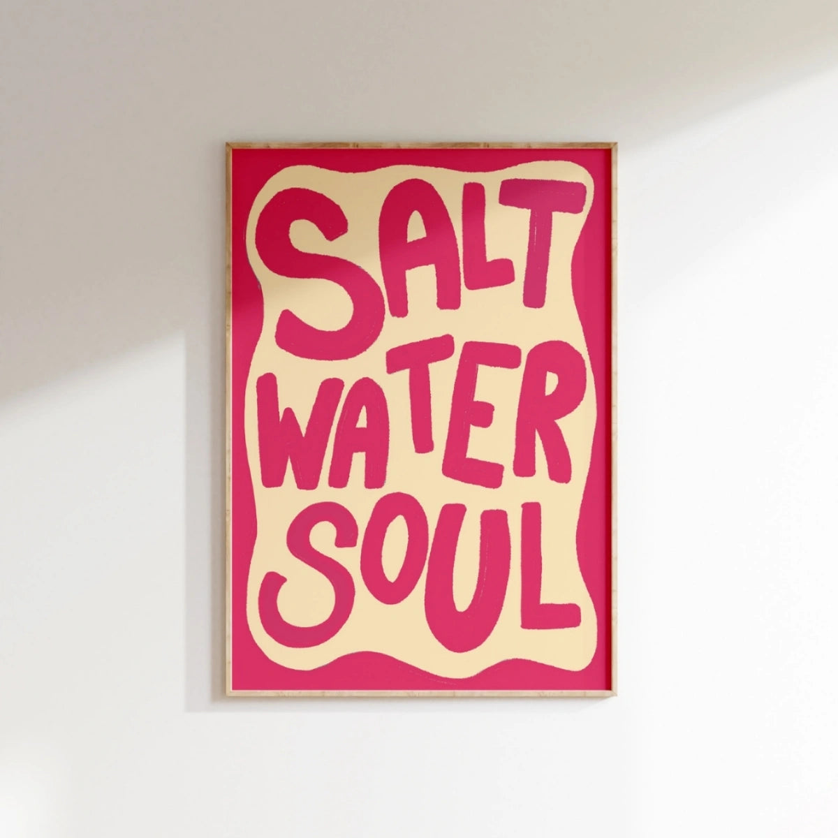 Salt Water Soul Wall Art – Coastal Beach Print, Coastal Wall Decor