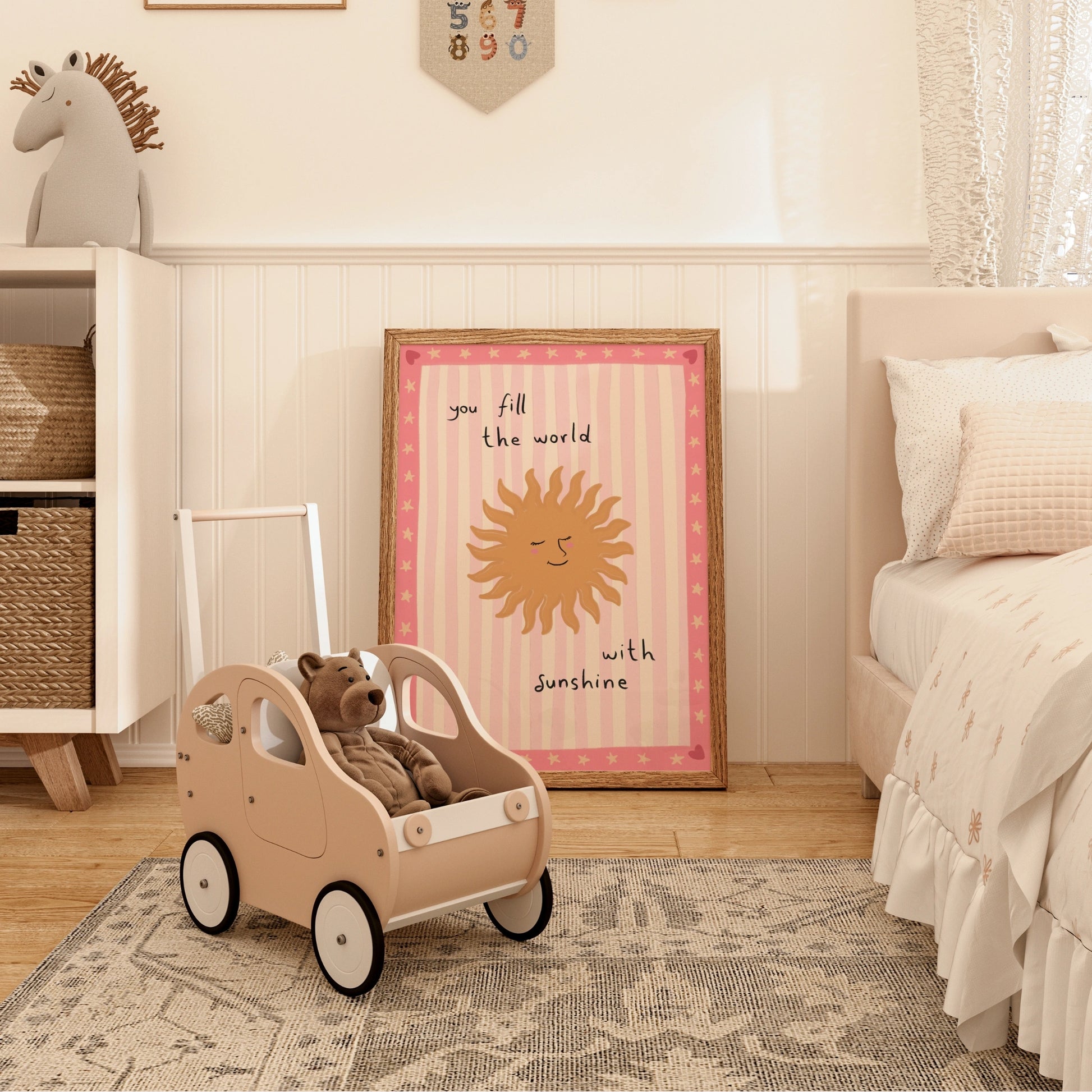 Décoration de chambre de bébé adorable