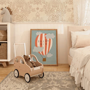 Dream Big Hot Air Balloon – Nursery & Kids Wall Art