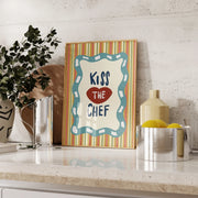 Kiss the Chef – Kitchen Wall Art