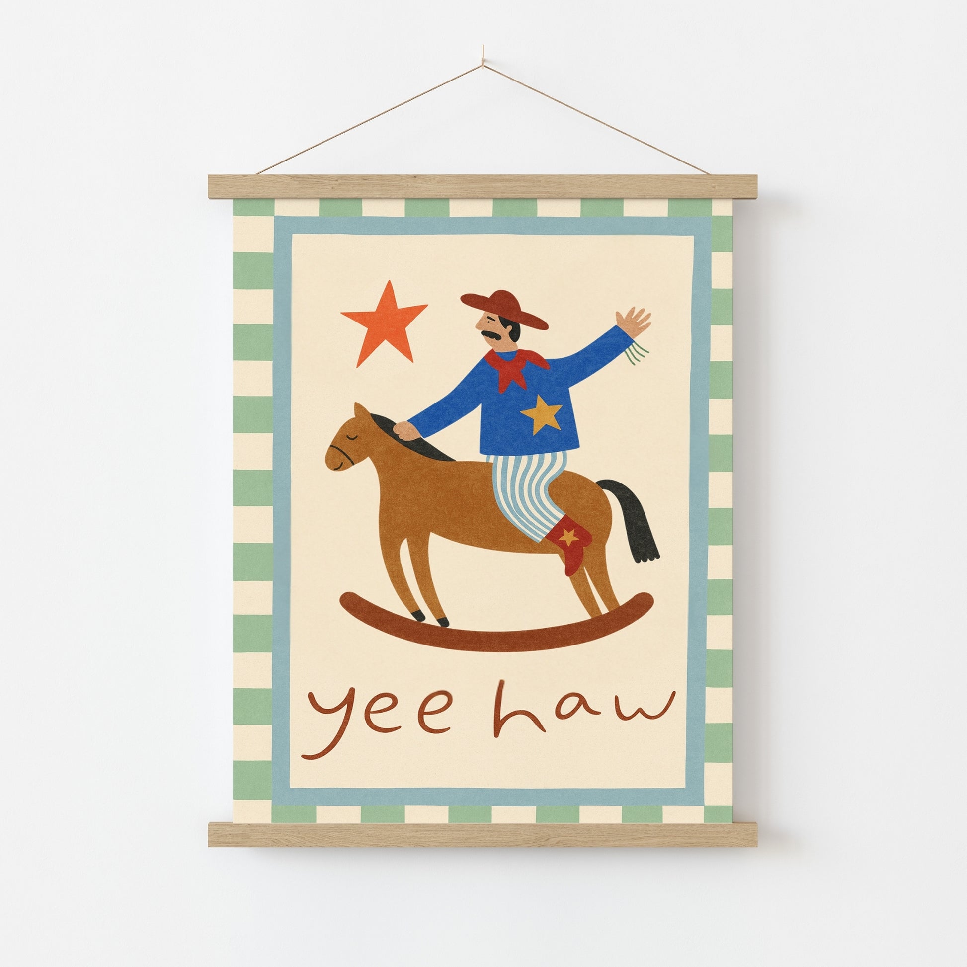 Cowboy Western Wall Art for Kids
