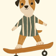 Dog on Skateboard – Nursery & kids wall art