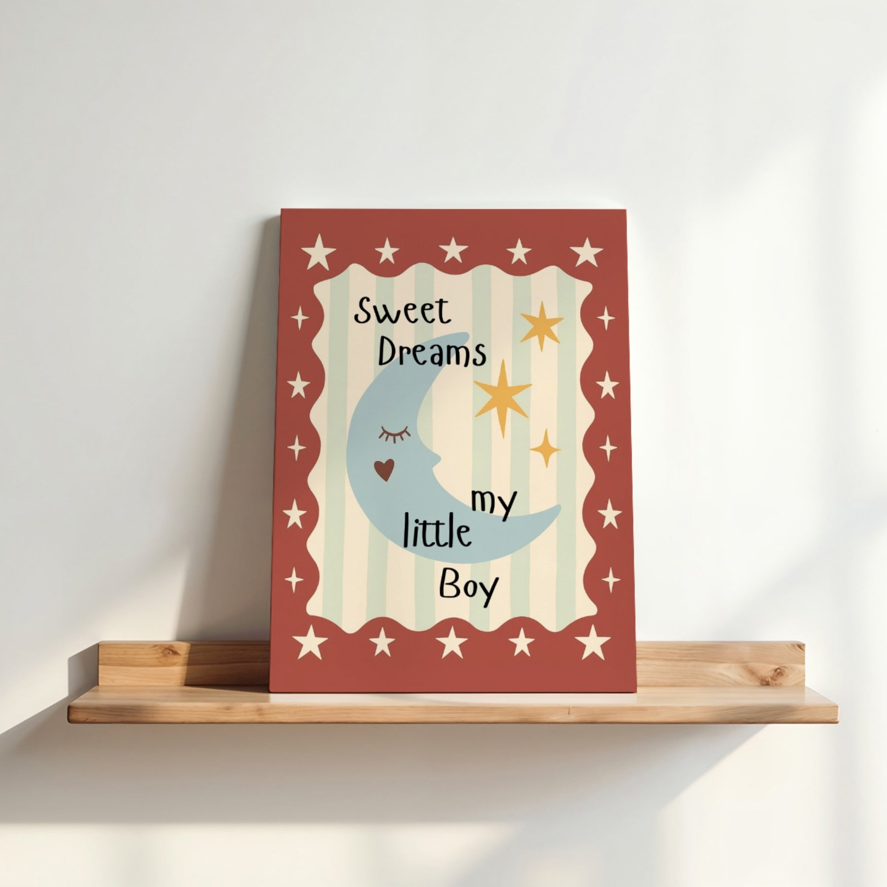 Sweet Dreams My Little Boy Canvas Print