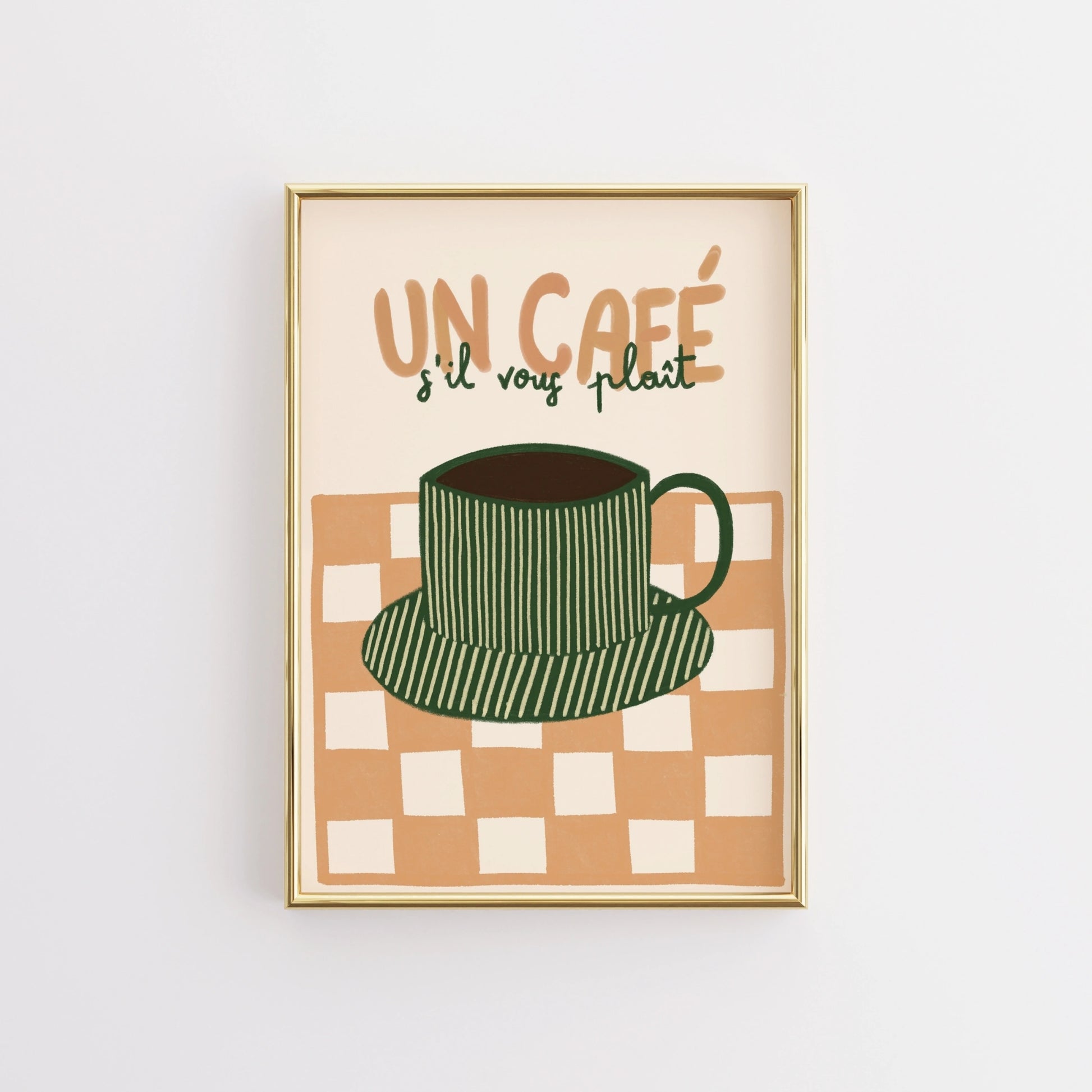 French Cafe Decor Poster