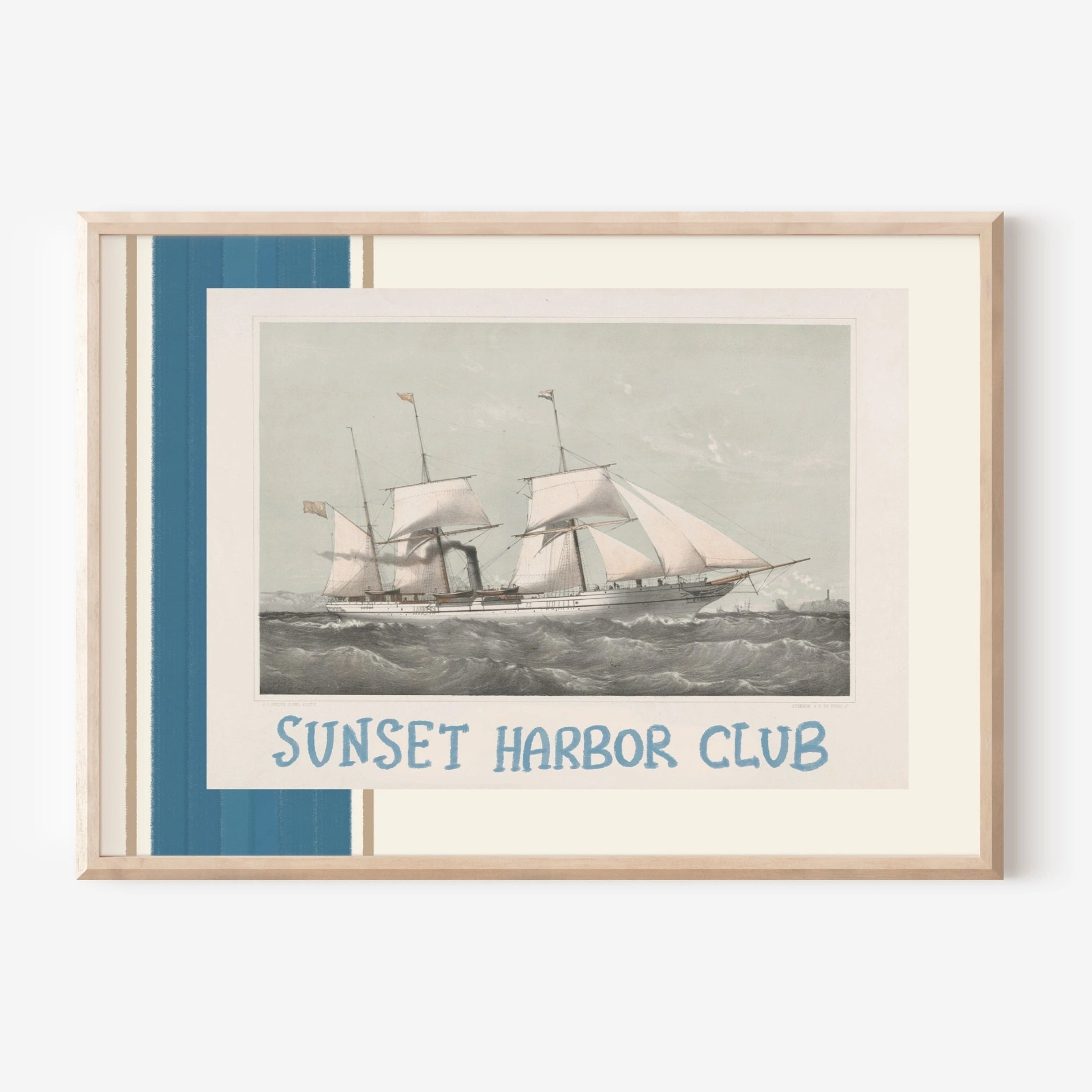 Décoration côtière sirène