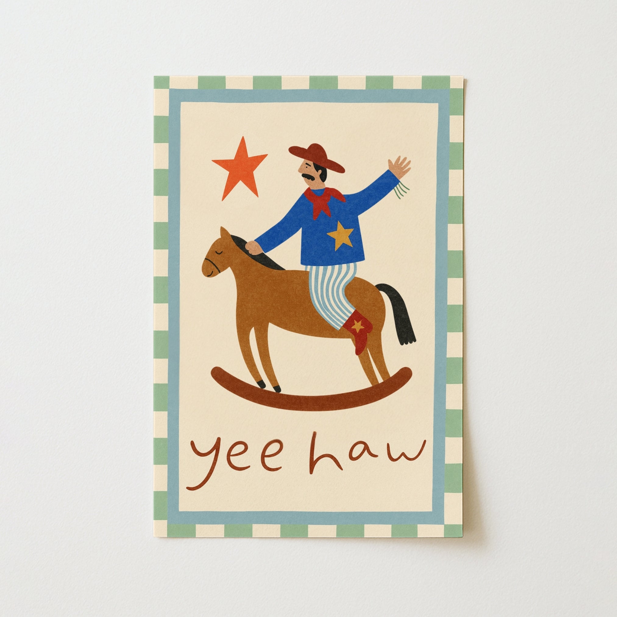 Cowboy Western Wall Art for Kids
