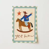 Cowboy Western Wall Art for Kids