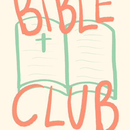 Bible Club Print – Cute Christian Wall Art