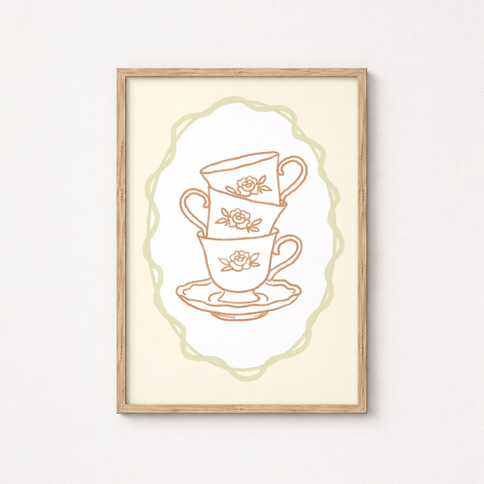 Charming Café Print, Kitchen Wall Decor