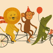 Animal Friends Bike Ride – Poster per bambini