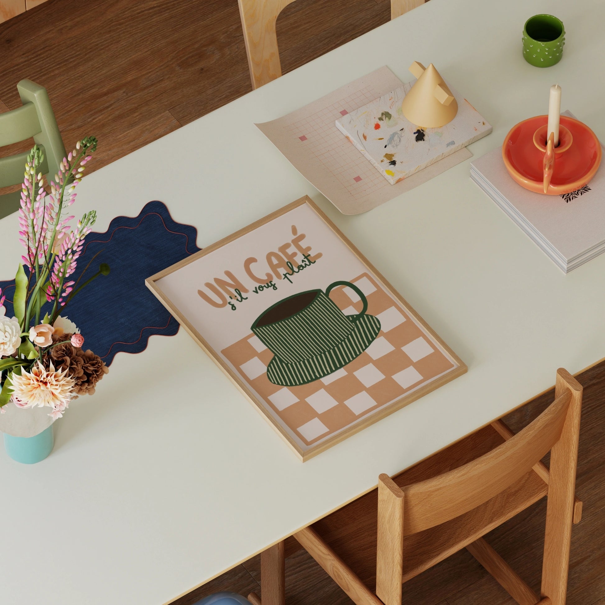 French Cafe Decor Poster