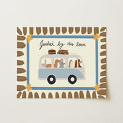 Animal Bus with God - Nursery & Kids Wall Art