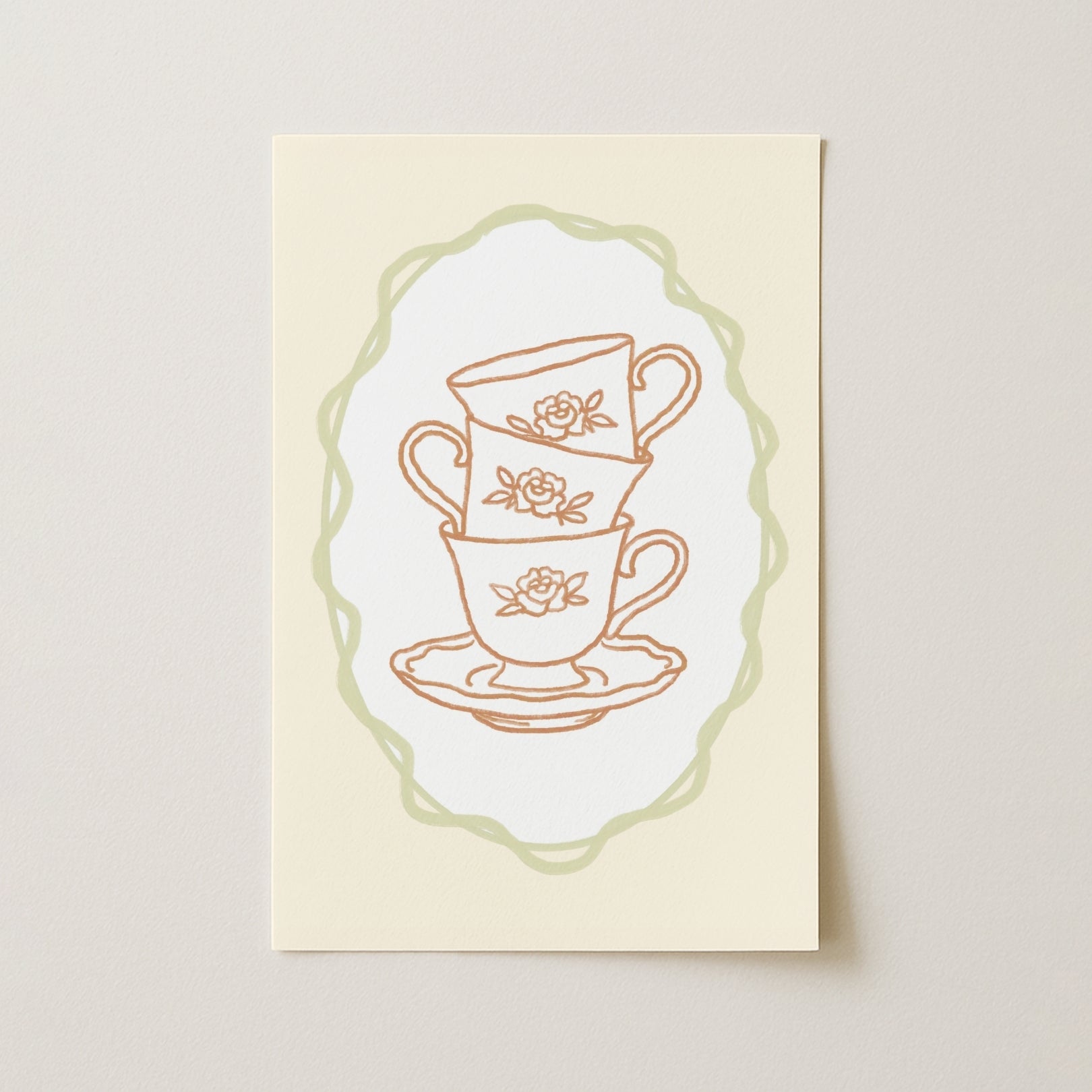 Charming Café Print, Kitchen Wall Decor
