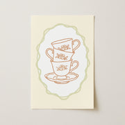 Charming Café – Art mural pour la cuisine