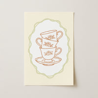 Charming Café Print, Kitchen Wall Decor