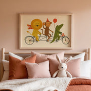 Animal Friends Bike Ride – Poster per bambini
