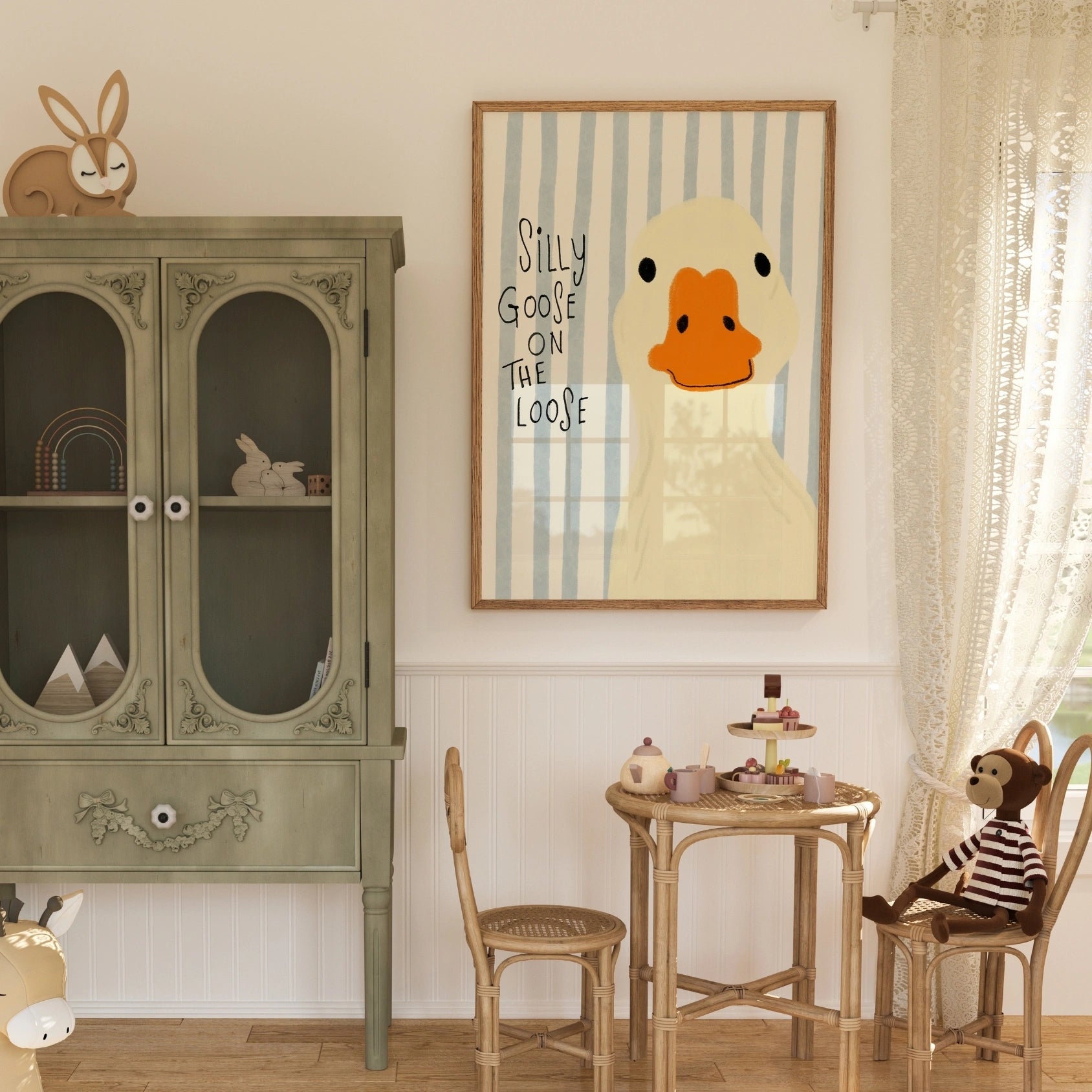 Stampa per bambini Silly Goose