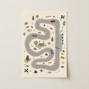 Race Car Track – Poster per bambini