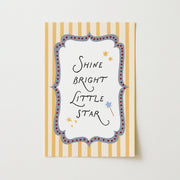 Shine Bright Little Star – Poster per bambini