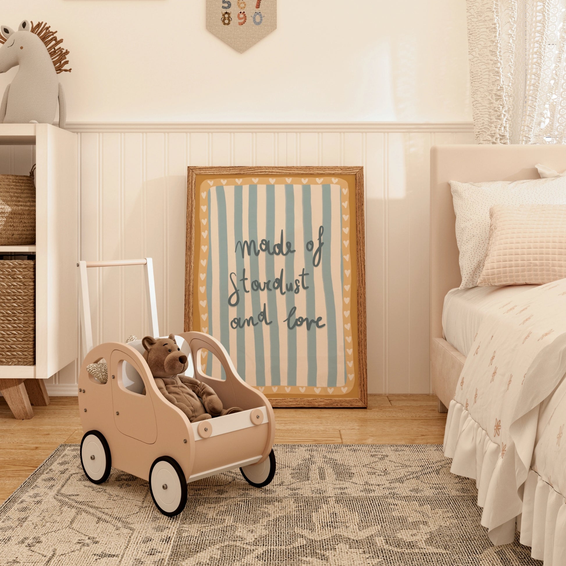 Impression pour chambre d'enfant : chiot et chaton – Décoration murale animalière mignonne pour enfants