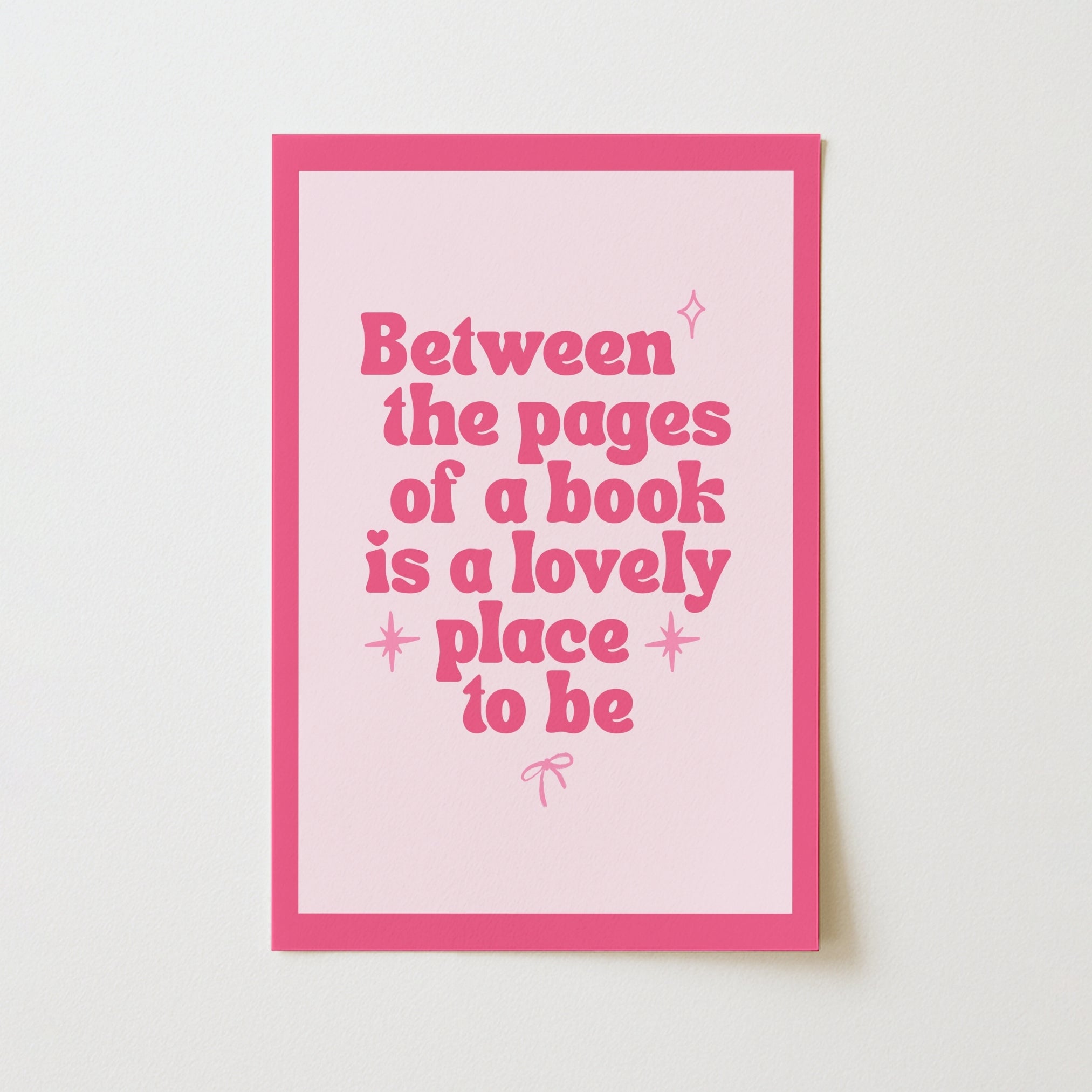 Between the Pages – Lovely Bookish Print