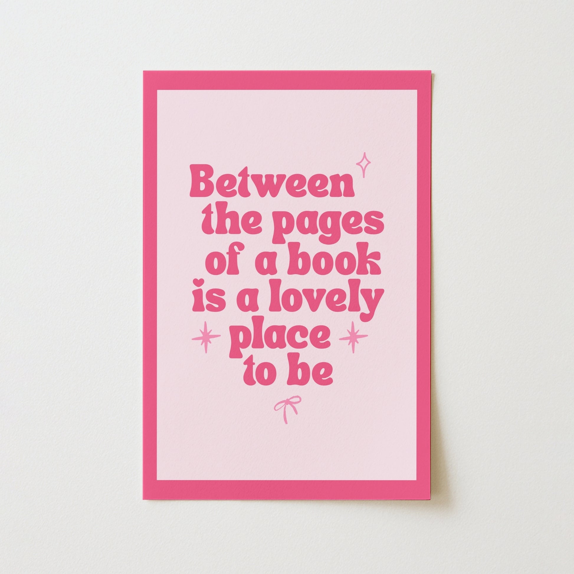 Between the Pages – Lovely Bookish Print