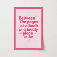 Between the Pages – Lovely Bookish Print