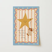 Little Star & Teddy Bear – Nursery & kids wall art