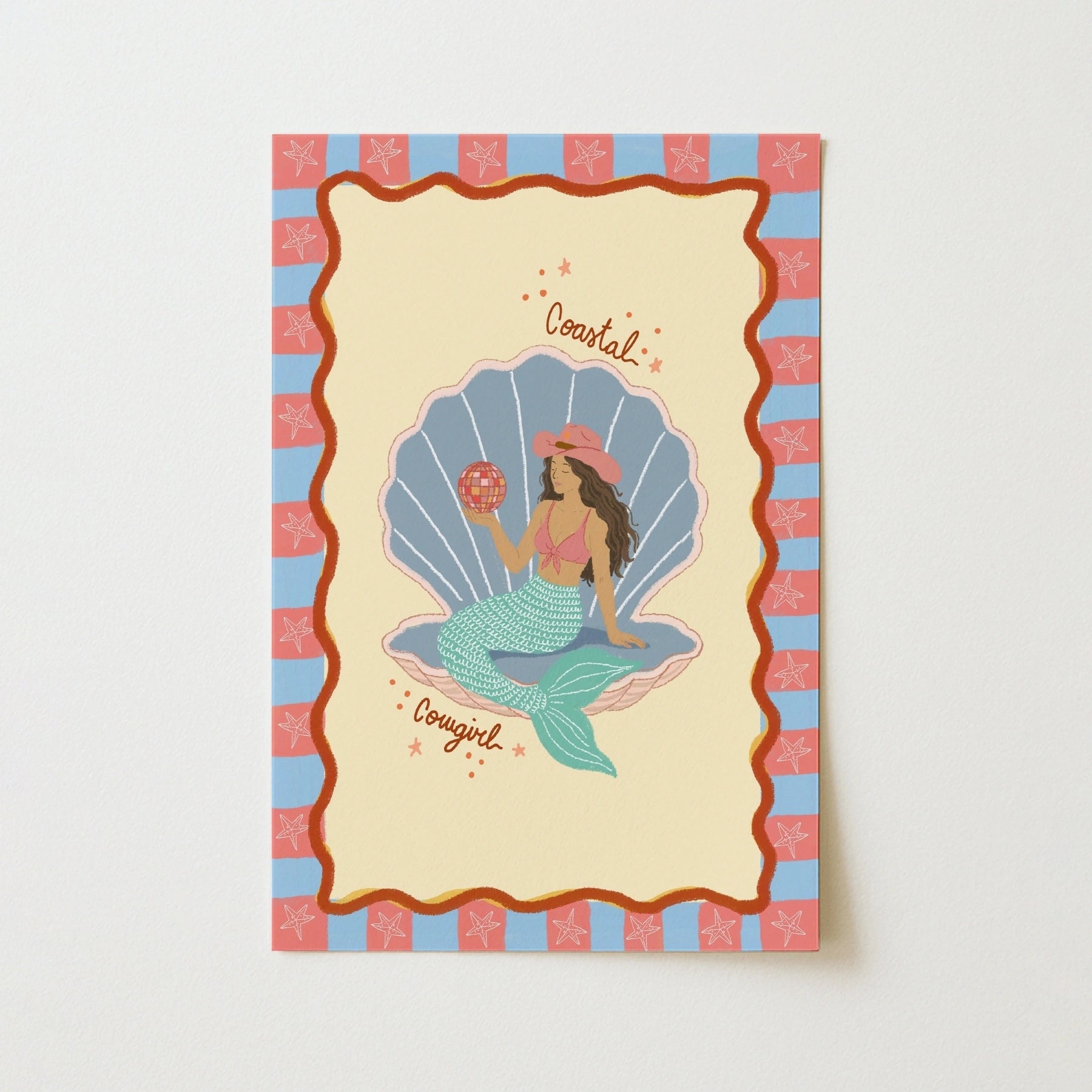 Western Mermaid Print