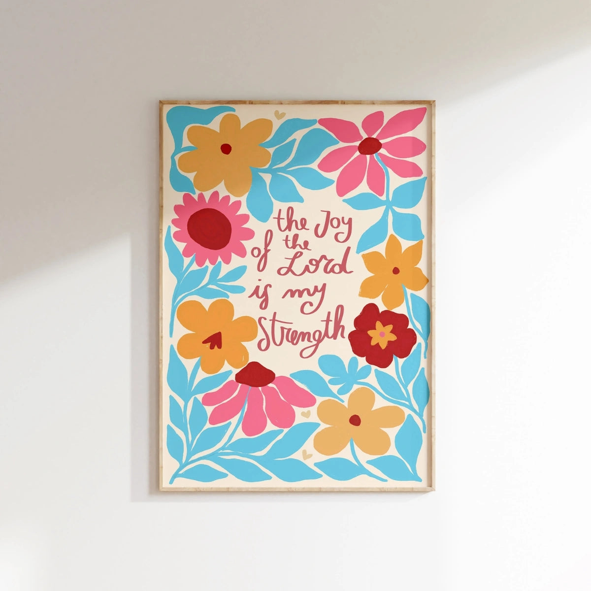 Colorful Faith Decor, Christian Wall Decor