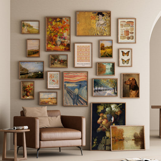 600 Vintage Printable Wall Art – 4 Seasons Gallery Bundle, Antique Paintings