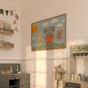 Elephant Duck and Mouse – Nursery & kids wall art