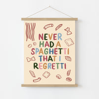 Funny Pasta Quote Print