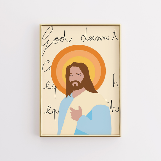 God Calls You – Fun & Trendy Jesus Wall Art