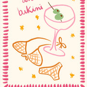 Martinis and Bikini – Kitchen Wall Art